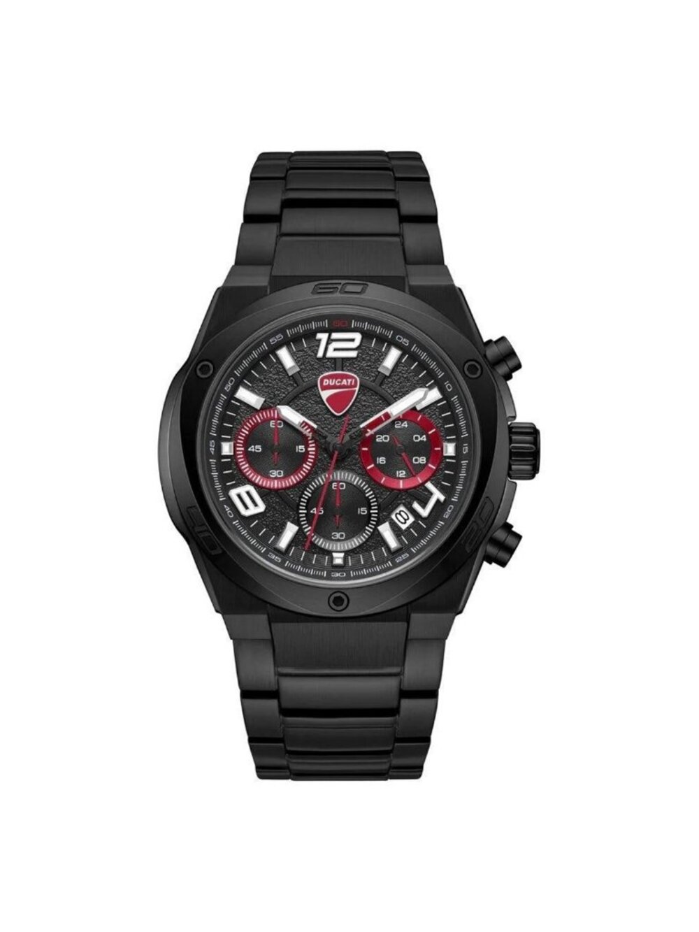 NWT Ducati Chronograph Quartz Black Dial Men's Watch